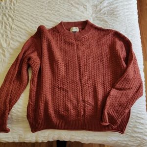 Universal Thread Rust Knitted Sweater